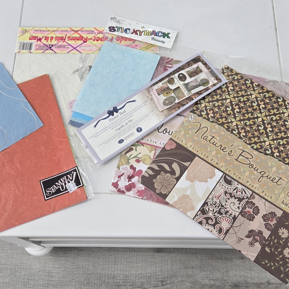 Assorted Decorative Paper Packs New